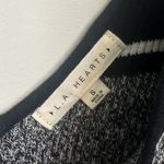 LA Hearts Cropped Striped V-Neckline Long Sleeve Shirt - Size: Small Photo 2