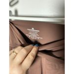 Amazon  Chocolate Brown Buttery Soft Cross Front Athletic Skort Women's XL Photo 2