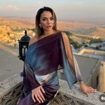 ZARA  midi dress layered tie dye Multicolor One-Shoulder satin evening wedding  Photo 0