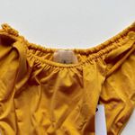 Monica Hansen Beachwear Miami Vice String Bikini Bottom Yellow Size Small NEW Photo 2