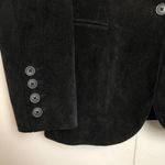Norma Kamali Black Micro Corduroy Blazer Photo 4