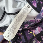 Fabletics Women's Faviola PowerHold Leggings Size S Purple Orchid Floral Print Photo 6