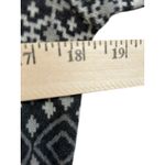 T by Talbots Womens Fair Isle Knit Cowl Neck Long Sleeve Sweater Gray Size XS Black Photo 5