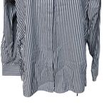 Derek Lam  10‎ Crosby button down striped side lace shirt size 8 career office Photo 5