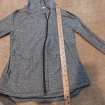 Athleta Size Extra Small XS Long Sleeve Zipper Jacket Pockets Heathered Grey Photo 9