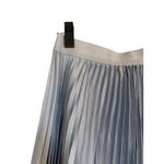 Halogen  Light Baby Blue Crinkle Accordion Long Maxi Skirt Women Sz M Photo 3