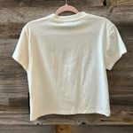 Wildfox  Beaded Pickleball Gardenia White Short Sleeve Tee Size XS NWT Photo 3