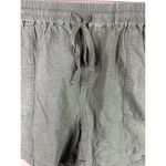 Torrid  Linen Spandex Blend Green Pull On Drawstring Pocket Shorts Size 0 Photo 6