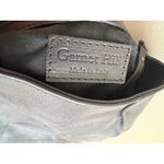 Garnet Hill Harlyn Structured Handbag Leather Calf Hair Lined Crossbody Chain Photo 6