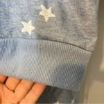 Splendid Blue and White Star Pattern Long Sleeve Pajama Pants Cozy Lounge Set Photo 8