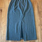 Orvis grey pull on elastic waist pencil skirt small Photo 5