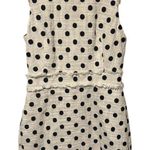 J.Crew cream and black polka dot dress Photo 0