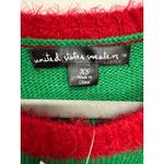 United States Sweaters  XS Ugly Christmas Sweater NWT Green Red Santa Bike Photo 4