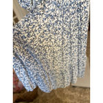 Torrid Blue Floral Smocked Midi Dress Cottagecore Romantic Milkmaid Ditsy Floral Photo 2