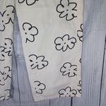 Floral Print Off White Jeans Size 25 Photo 4