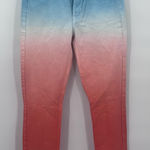 RE/DONE  red white‎ and blue gradient jeans size 26 Photo 0