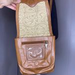 Hobo International Crossbody Leather Flap Bag Tan Card Holder Zipper Pocket Photo 2