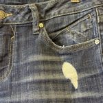 Vigoss Womens 28 W 29 L Jagger Super Skinny Distressed Blue Denim Jeans Trendy # Photo 4