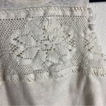We The Free Free People Size Xs Window Crochet Star Crop Tank Top Ivory Boxy Photo 7