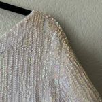 NWT Retrofete Grace Sequined Mini Dress Pearl Size Medium Photo 9