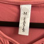 M. Fasis pink sleeveless top with Rugging in the front woman’s size small Photo 4