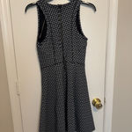 Lululemon Go Til Dawn Dress Black White Deep Dive Checker Size 6 Photo 3