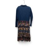 Melissa Vintage Women's Dress Size 14 Blue Western Cowgirl Photo 1