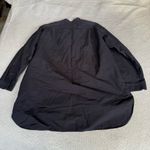 Uniqlo ines de la fressange x  black 100% cotton tuxedo button down shirt XLarge Photo 4