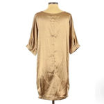 Newport News Vintage Y2K Golden Tan Bohemian 3/4 Sleeves Midi Dress Size 2 XS Photo 1