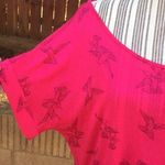 Happening in the present 💜 pink bird top Photo 3