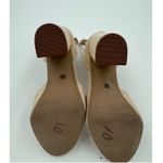 Lulus Laura Light Nude Suede Ankle Strap Heels Size 9 Photo 4