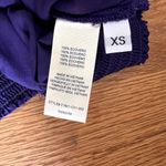 Cloth & Stone Anthropologie  Luxe Satin Banded Blouse‎ Blue XS Photo 5