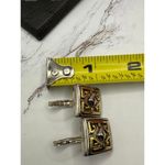 Funky Geometric Square Earrings Silver Photo 4