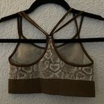Bombshell sportswear NWOT Sports Bra Size XS Brown Animal Print Pattern Photo 1