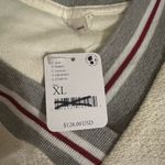 Free People FP Movement Match Point Set Ivory Varsity stripe XL top skort short Photo 8