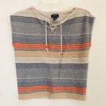 CHAPS  denim stripe sleeveless muscle tee sweater Photo 1