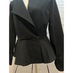 CAbi Agency Peplum Jacket 6 Style 3549 Blazer Suit Ponte Knit Coat Lined Black Photo 8