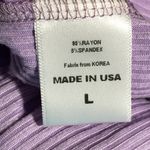 Six/Fifty Midi Dress One Shoulder Ribbed Bodycon Side Split Lilac Purple L NWT Size L Photo 4