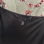 White House | Black Market  Women’s Large Mesh Black Embroidered Blouse Top Photo 1