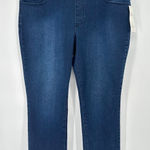 Gloria Vanderbilt Women’s Amanda Pull On Slimming Dark Wash Blue Jeans 18 Short Photo 0
