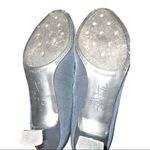 Life Stride  blue satiny pump heels with bow on top! Photo 7