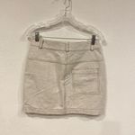 3.1 Phillip Lim  Linen Blend Mini Skirt Size 4 EUC Photo 4