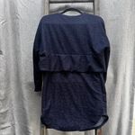 Go Couture  Solid Navy Tunic Size Large Photo 5