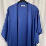 Natori Blue Longline Robe Topper Kimono Cardigan Sz.1X NWT Photo 2