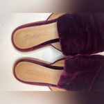 Madewell Women’s Gemma Mule Velvet Purple with Pointed Toe Shoes Size 6 Photo 6