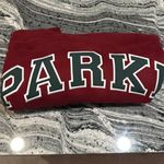 PARKE  NWT Maroon and Green Holiday Crewneck  Photo 1