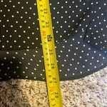 Zara Basic Polka Dot Blouse Long Sleeve Button Down Shirt Small Black Photo 5