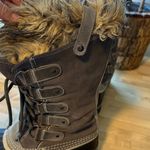 Sorel  Joan of Arctic Tall Pull On Cinchable Rubber & Suede Winter Boots, 9 Photo 10