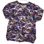 Vintage Halloween Scrub Shirt‎ Size M Photo 0