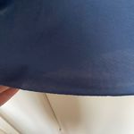 The Impeccable Pig Navy Blue Tee with Raw Hem Photo 3